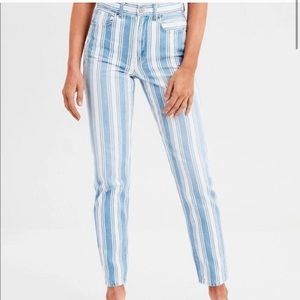 20% off 2+ bundle: AE Striped Mom Jeans
